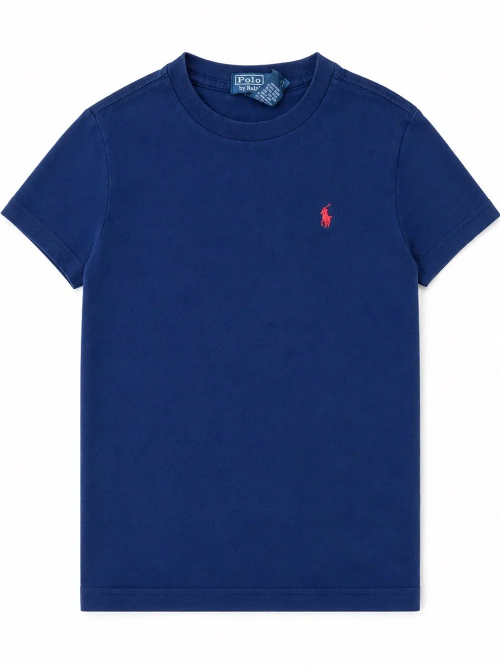 Ralph Lauren Navy Tee with Red Pony Embroidery